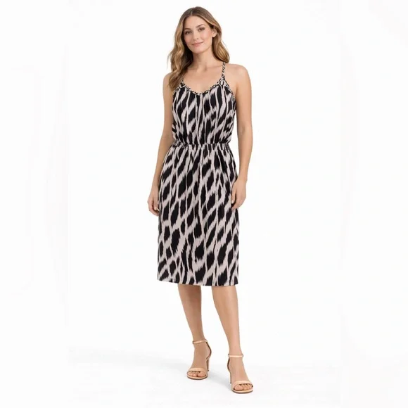 Charlie Jade Black and White Dress - Picture 1 of 5